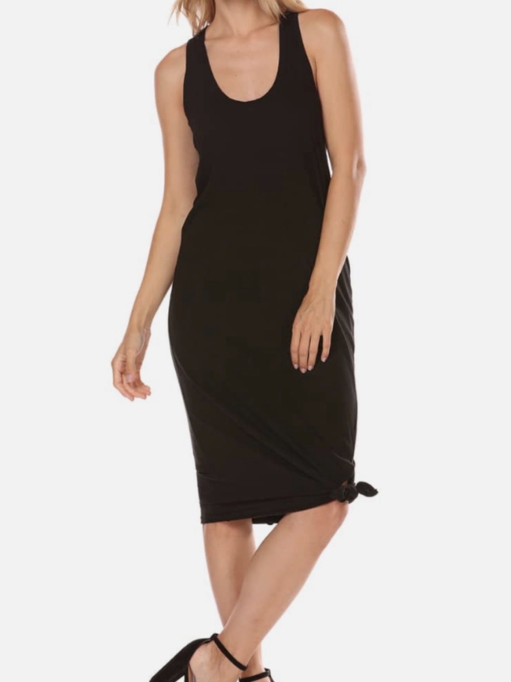 Paige Black Racerback Maxi Dress